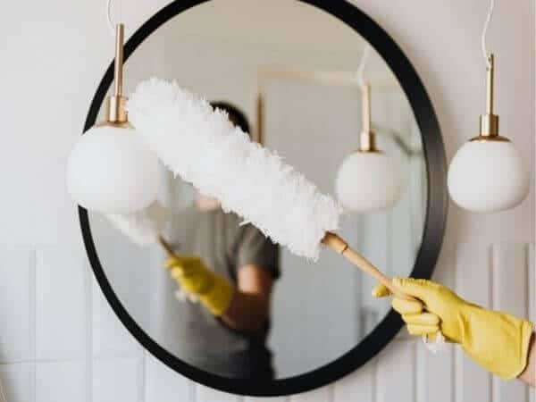 vacuum or dust first